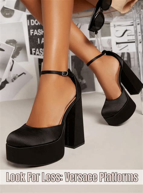 versace platform heels dupe